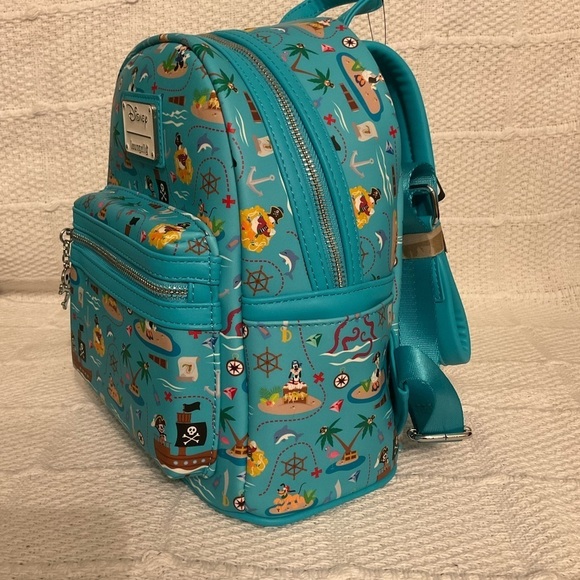 DISNEY Sensational 6 Pirate LOUNGEFLY Backpack NWT main image 4